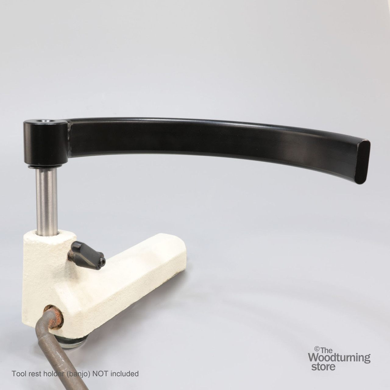 Hurricane, 8.5" Diameter Curved Tool Rest For Large Bowls, 5/8" Diameter Post, 4" Post Length