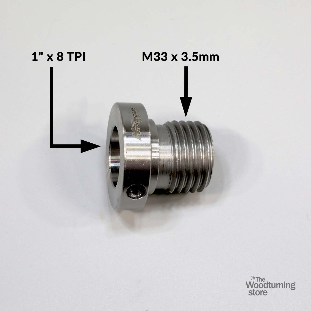 Hurricane, Headstock Spindle Adapter, Converts 1