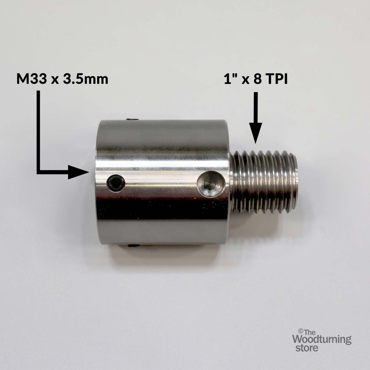 Hurricane, Headstock Spindle Adapter, Converts M33 x 3.5mm Spindle