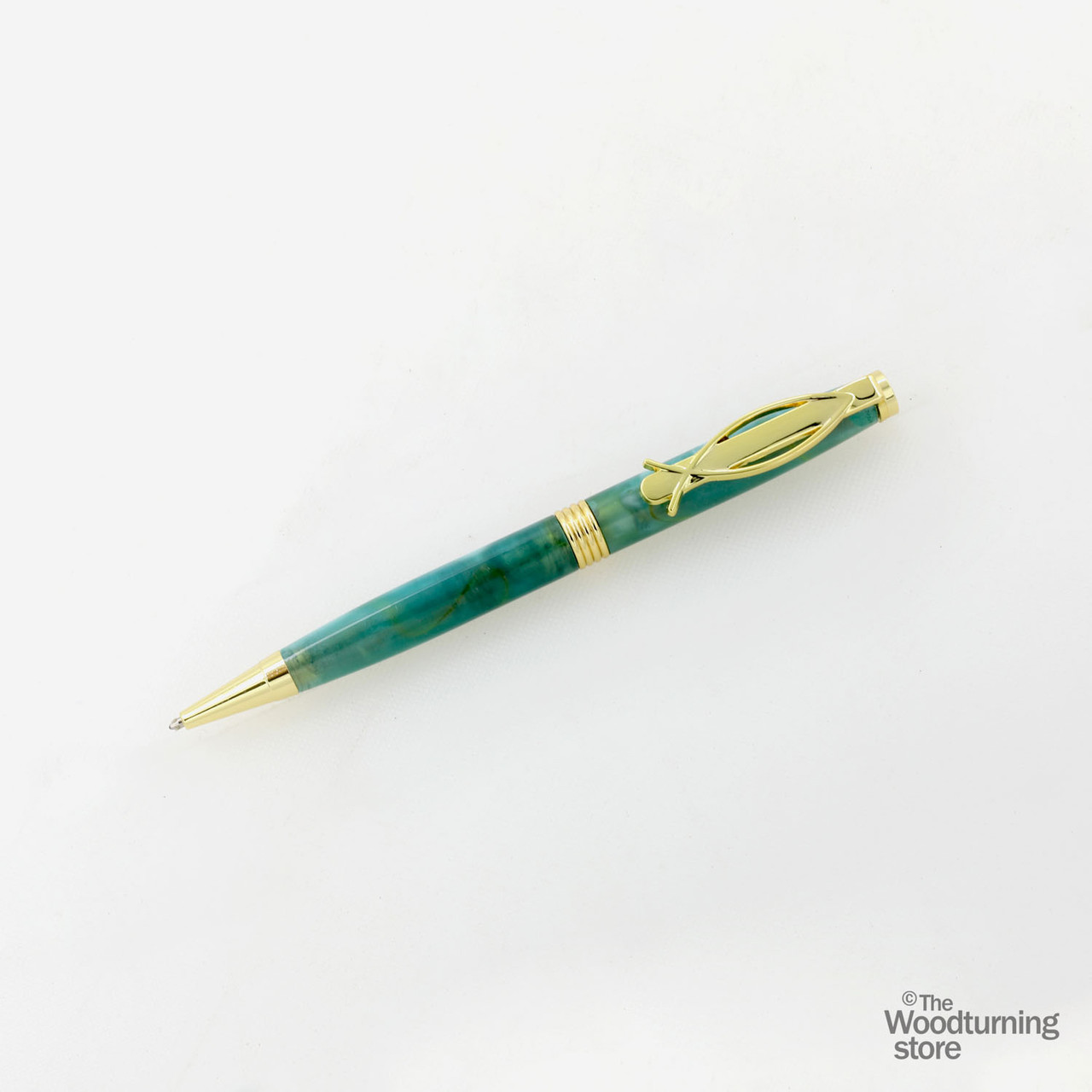 Legacy, Christian Fish Pen Kit, Gold