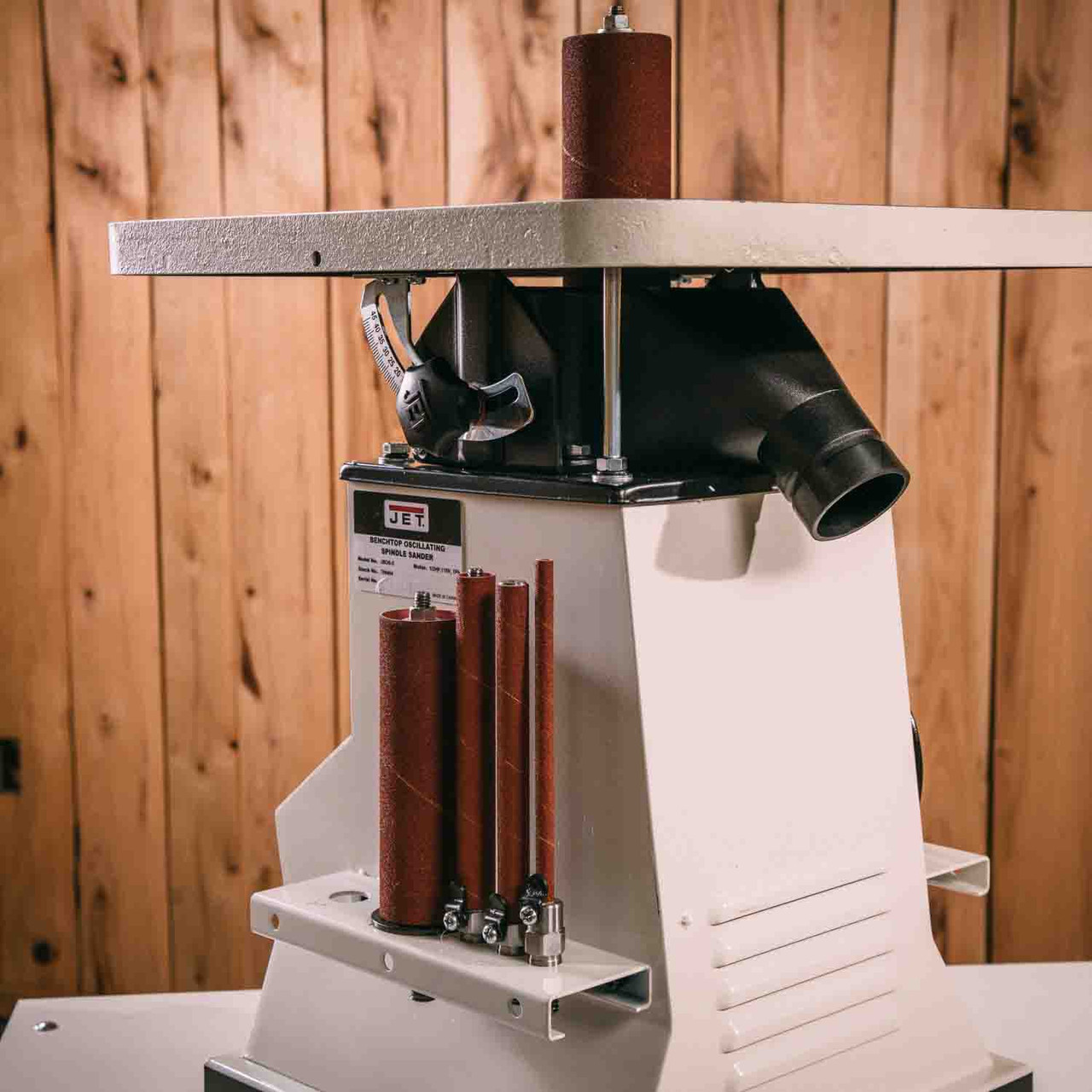 JET, JT9-708404, JBOS-5, Benchtop Oscillating Spindle Sander, 1