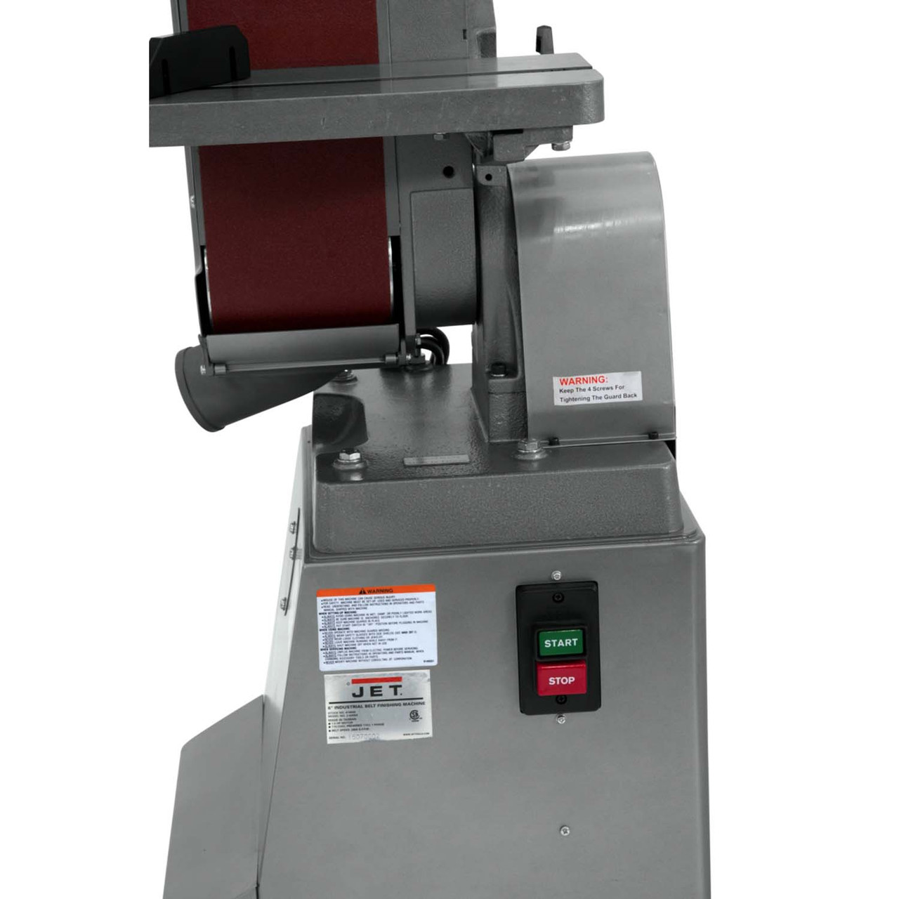 JET, JT9-414601 J-4301A, 6 x 48 Industrial Belt Finishing Machine 3Ph