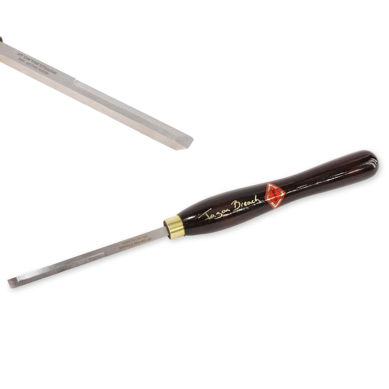 Henry Taylor Diamic, HCT124JB, Jason Breach 3/8" Taper Sided Square Scraper Negative Top Rake - 10" Handle