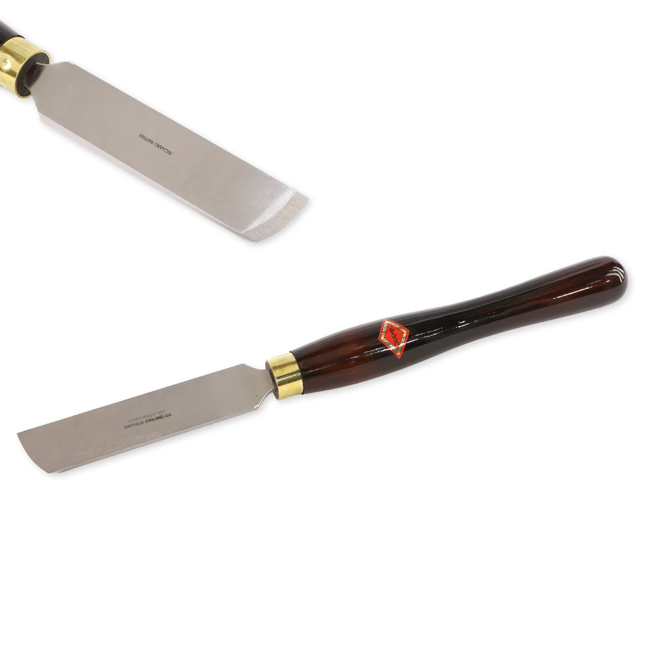 Henry Taylor Diamic, HS67, 1.3/8" x 3/8" Richard Raffan No. 12 Raffan Scraper with 11.5" Handle