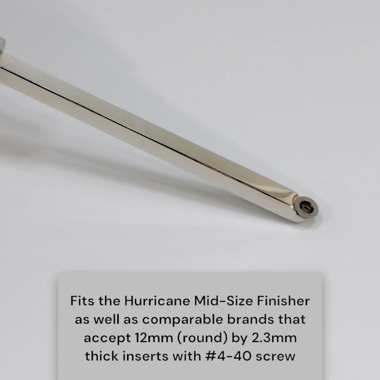 Hurricane, Pro Series, 12mm Round Carbide Insert + Screw