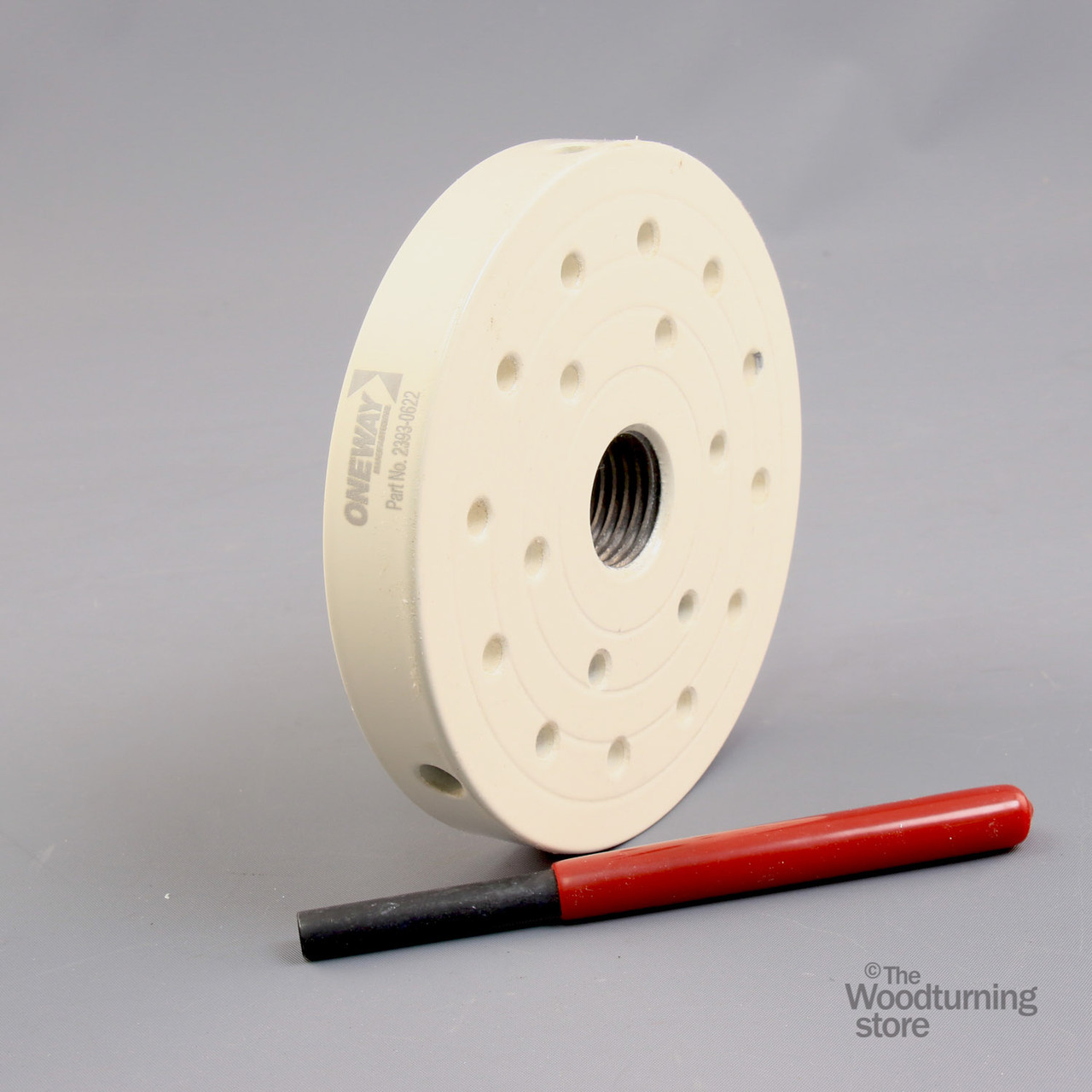 Oneway, 6" Cast Iron Faceplate, 1 1/4" x 8 TPI, A STOCK