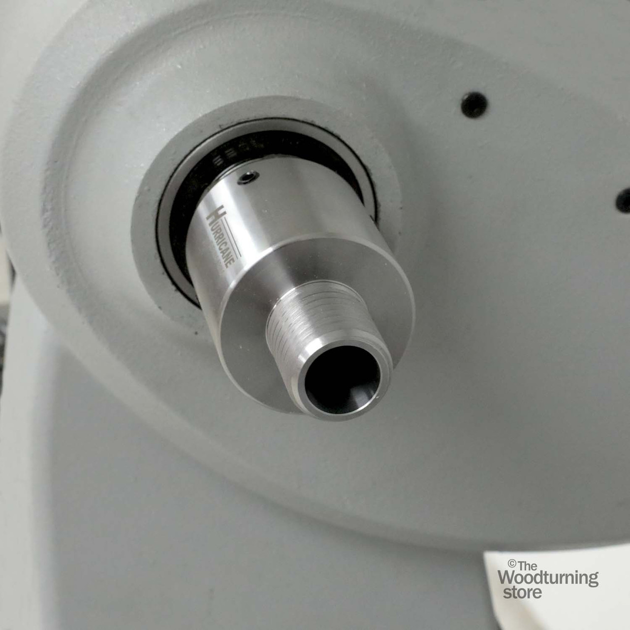 Hurricane, Headstock Spindle Adapter, Converts M33 x 3.5mm Spindle to 1" x 8 TPI, B STOCK