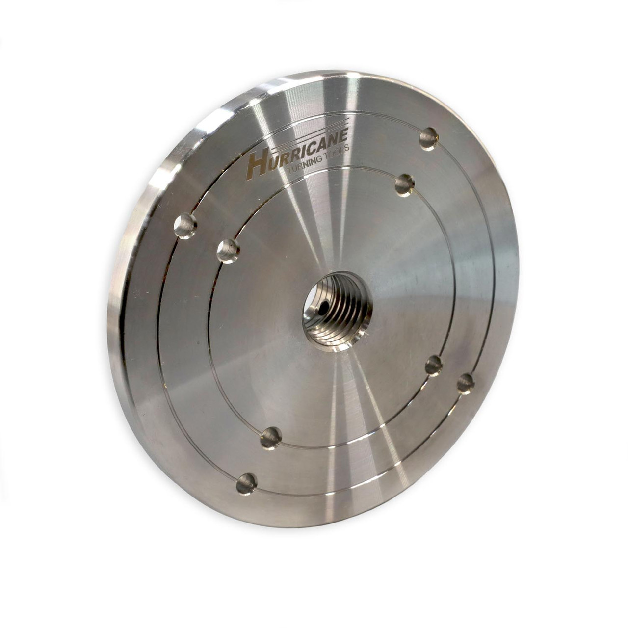 Hurricane, 6" Steel Faceplate, Series 2, 1" x 8 TPI, B STOCK