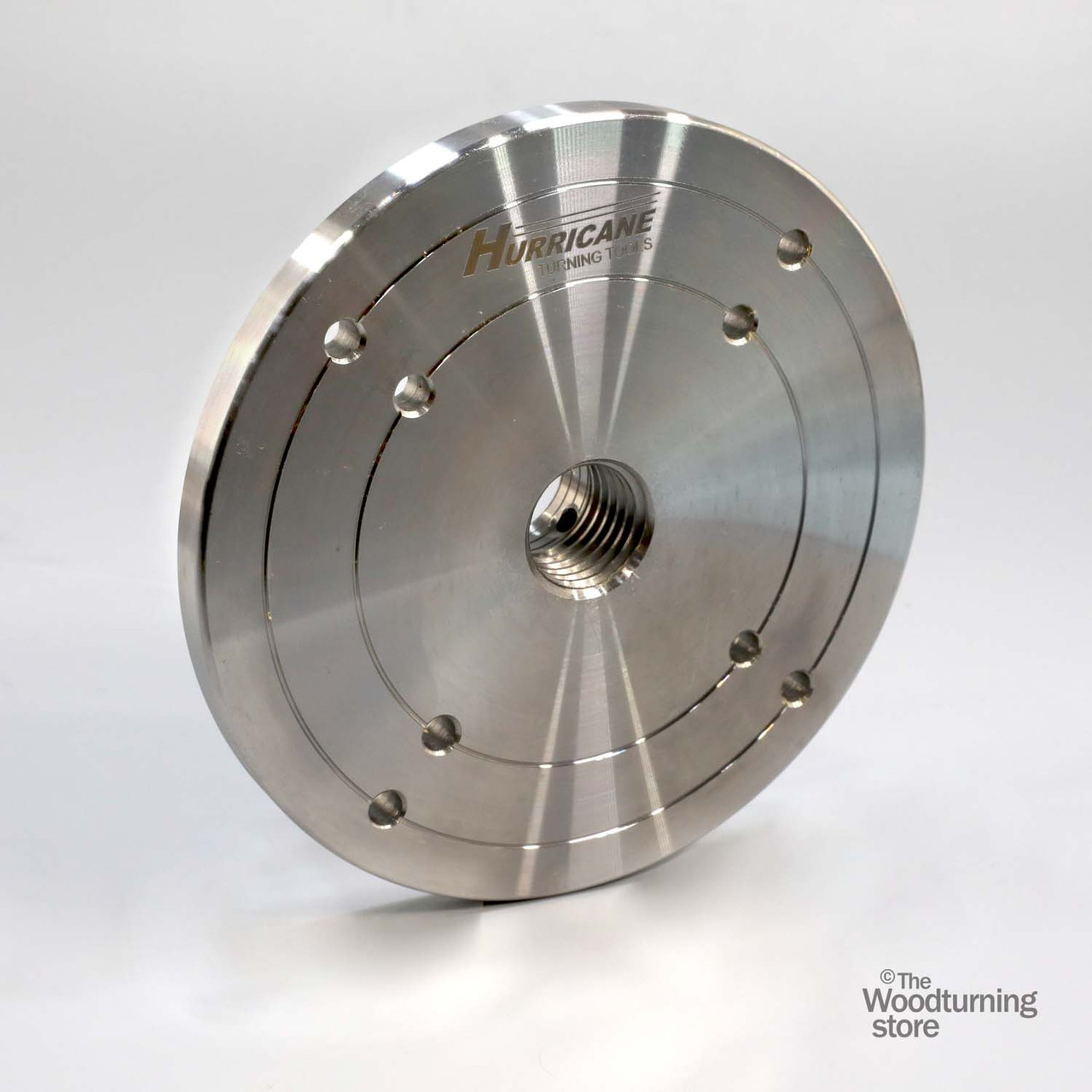 Hurricane, 6" Steel Faceplate, Series 2, 1" x 8 TPI, B STOCK