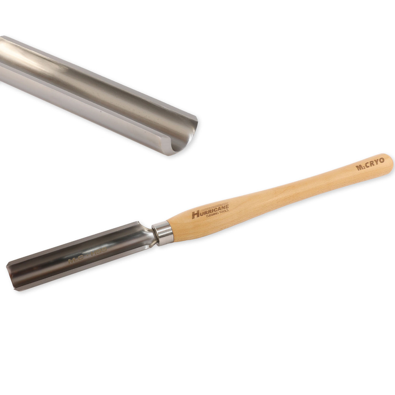 Hurricane, CryoCut Series, HTT-509, M2 Cryo 1 1/4" Spindle Roughing Gouge, A STOCK