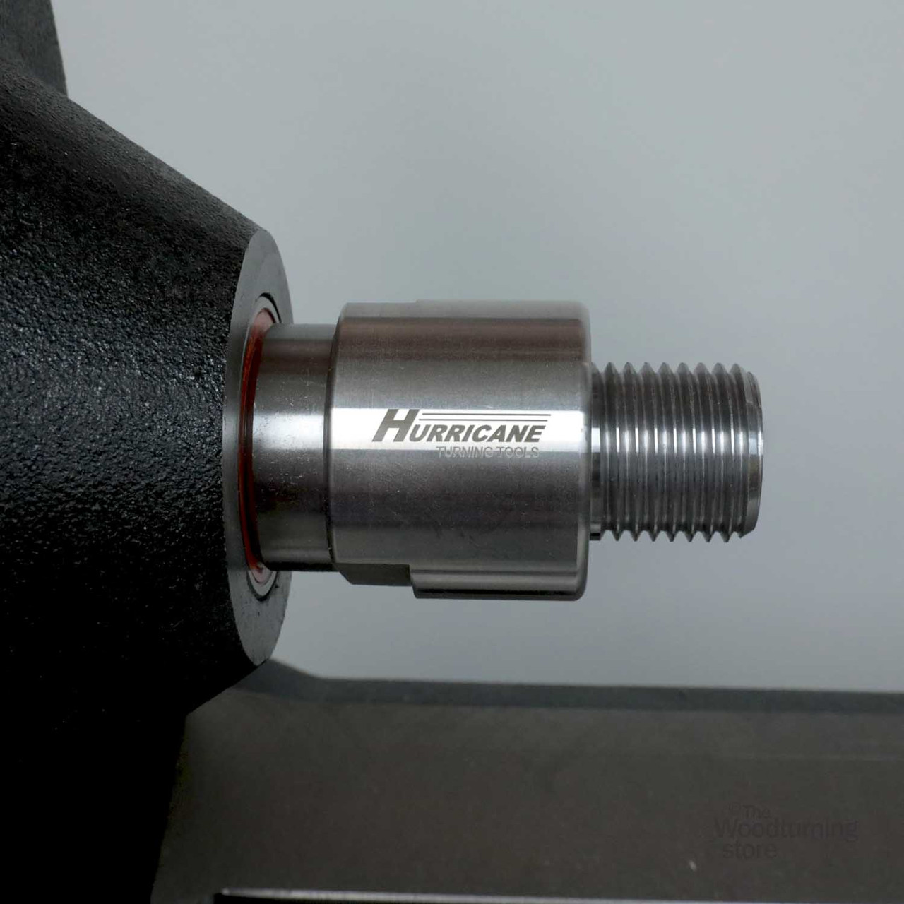 Hurricane, Headstock Spindle Adapter, Converts 1 1/8" x 8 TPI Spindle to 1 1/4" x 8 TPI, B STOCK