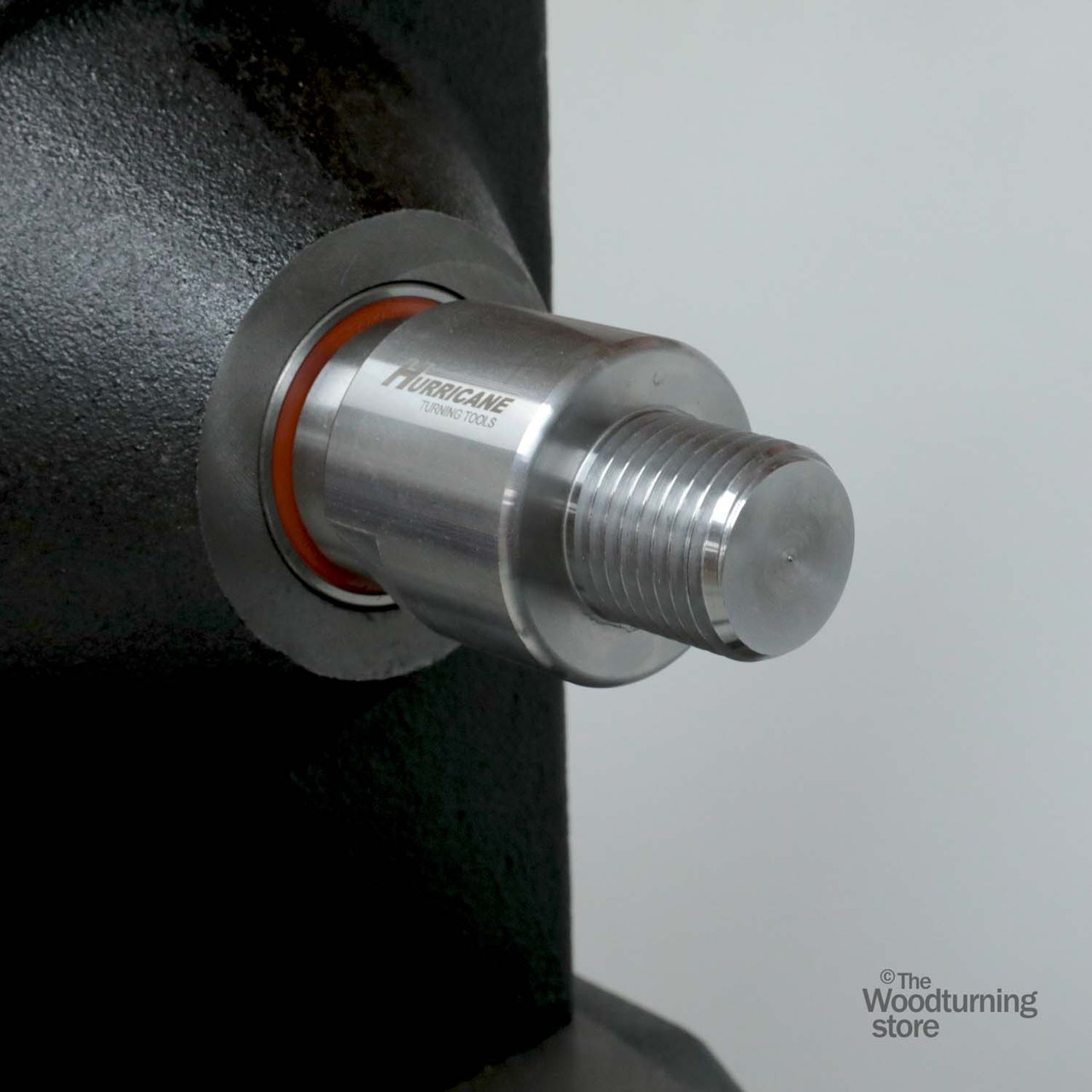 Hurricane, Headstock Spindle Adapter, Converts 1" x 8 TPI Spindle to 1 1/4" x 8 TPI, B STOCK