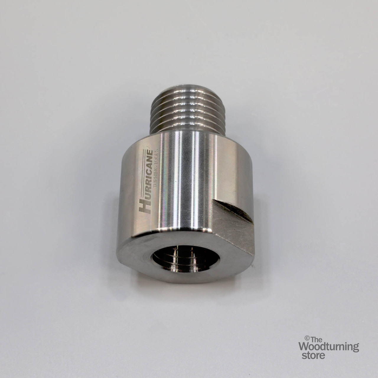 Hurricane, Headstock Spindle Adapter, Converts 1" x 8 TPI Spindle to 1 1/4" x 8 TPI, B STOCK