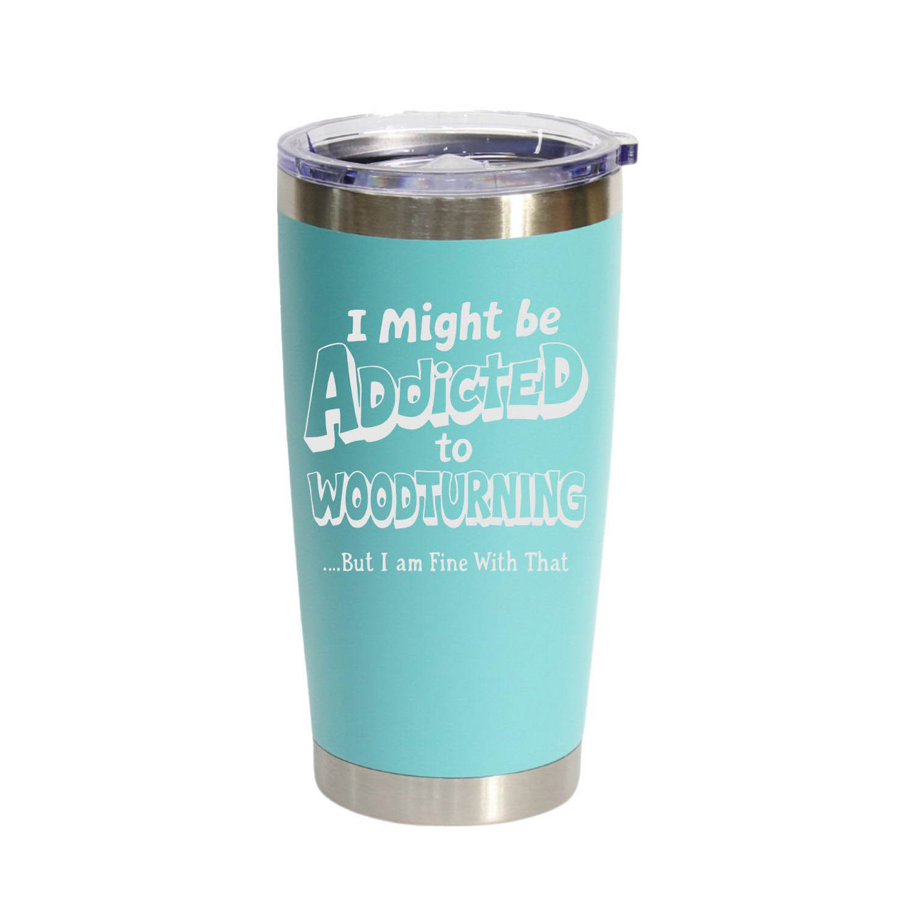 Woodturning #18 Stainless Steel Tumbler, 20 Oz.