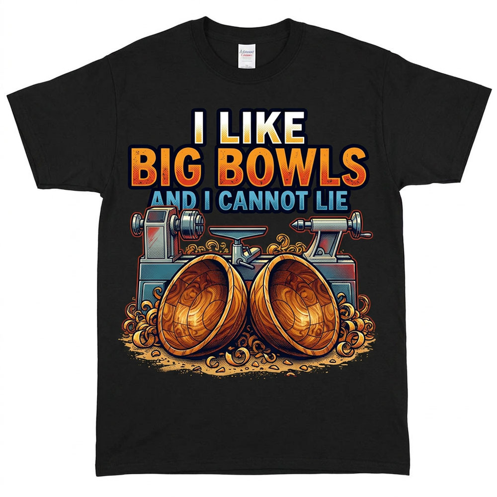 "I Like Big Bowls And I Cannot Lie" Men's Unisex Classic Fit Black T-Shirt, Choose Your Size