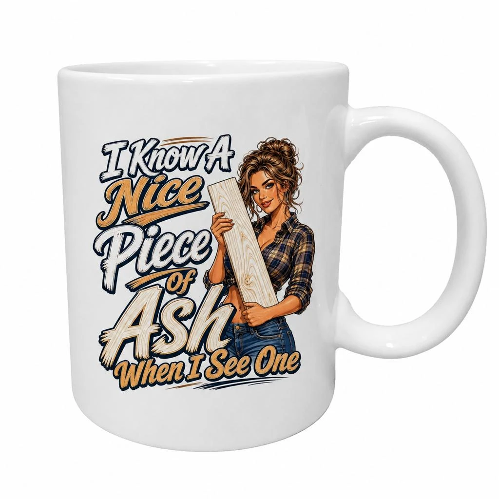 "I Know A Nice Piece Of Ash When I See One" 11 Ounce Ceramic Coffee Mug