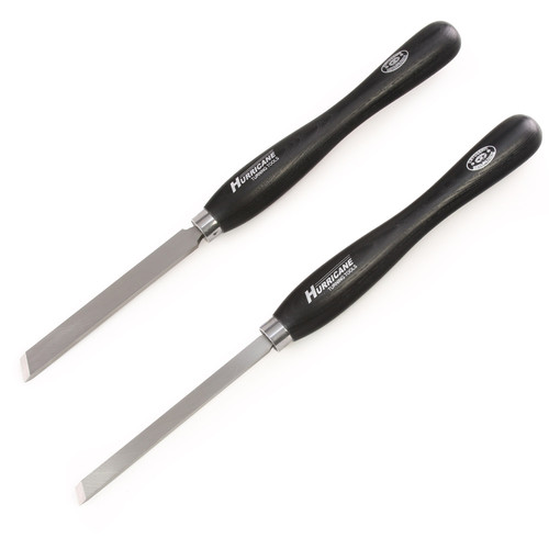 Hurricane, M2 Cryo, 2 Piece Skew Chisel Pro Tool Set (3/4" and 1/2" Wide)