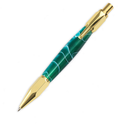 Legacy, Hexagonal Click Pen Kit, Gold