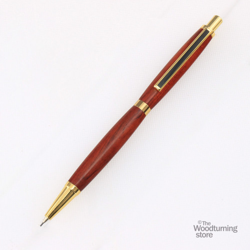 Legacy, Slimline Pencil Kit, Gold with Black Striped Clip