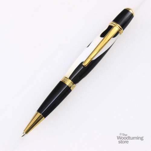 Legacy, Viceroy Pen Kit, Titanium Gold and Black Chrome Legacy, Viceroy Pen Kit, Titanium Gold and Black Chrome