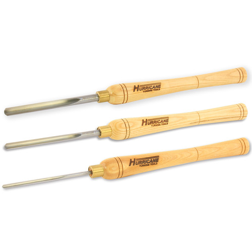Hurricane, HSS, 3 Piece Spindle Gouge Tool Set (1/2