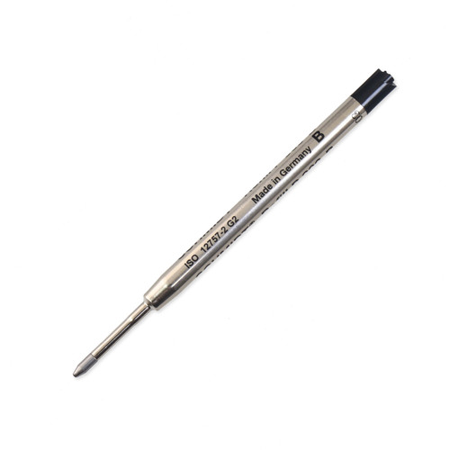 Schmidt P900 Parker Style Pen Refill, Broad, Black, 20 Pack