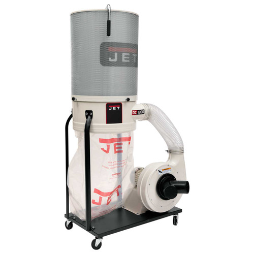 Jet, DC-1200VX-CK1, Dust Collector, 2HP, 1PH, 230V, 2-Micron Canister Kit