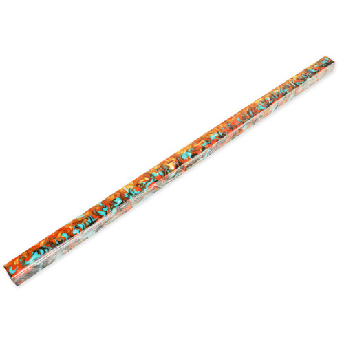 Legacy Acrylic Pen Blank, Royal Purple with Orange Lines - The Woodturning  Store