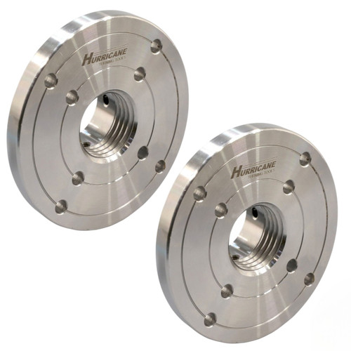 Hurricane, 4" Steel Faceplate, Series 2, M33 x 3.5mm (2 Pack)
