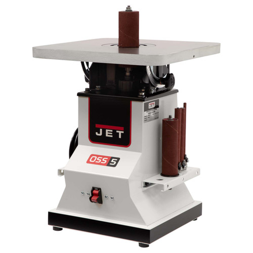 JET, JT9-708404, JBOS-5, Benchtop Oscillating Spindle Sander, 1/2HP, 1Ph 115V