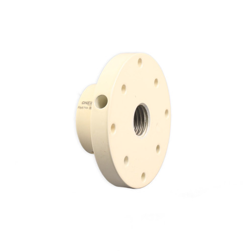 Oneway, 4" Carbon Steel Faceplate, 1" x 8 TPI, B STOCK