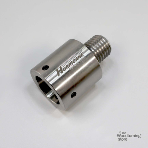 Hurricane, Headstock Spindle Adapter, Converts M33 x 3.5mm Spindle to 1" x 8 TPI, B STOCK