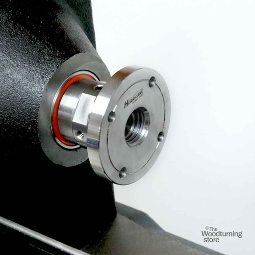 Hurricane, 3" Steel Faceplate, Series 2, 1" x 8 TPI, B STOCK