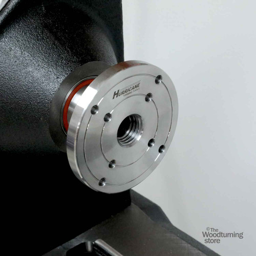 Hurricane, 4" Steel Faceplate, Series 2, 1" x 8 TPI, B STOCK