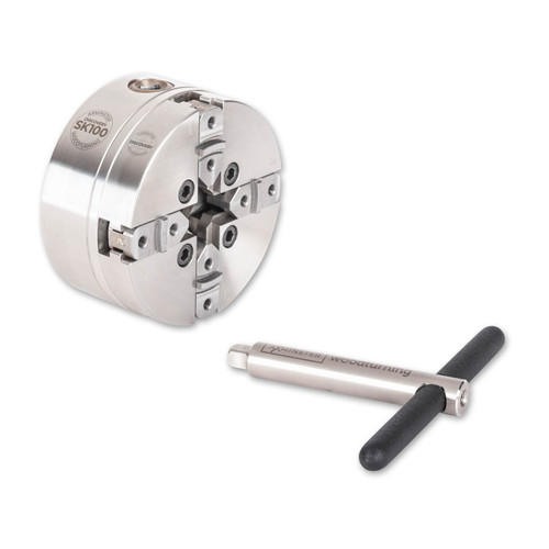 Axminster Woodturning, Discovery SK100 Chuck Body Only with M33 x 3.5mm Backplate (No Jaws)