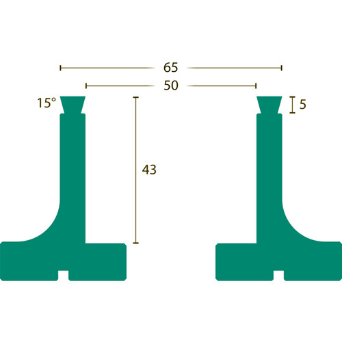 Axminster, 50mm Cylinder Jaws