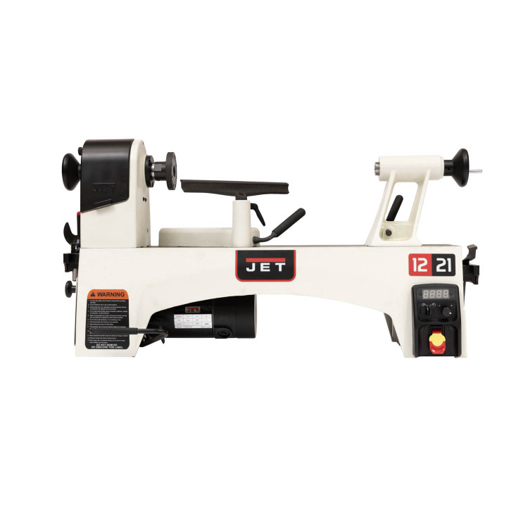 ジョル　 Jet, JWL-1221VS, 12'' x 21'' Variable Speed Wood Lathe, 1HP, 115V