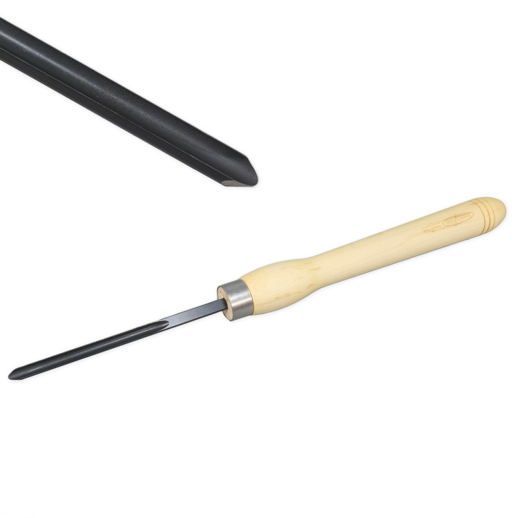 Robust, G-375D-WH, 3/8” Detail/Spindle Gouge with Maple Handle - The ...