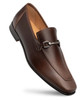  Mezlan Mens Two-Tone Loafer Brown Calfskin Hand Stained Brunello 