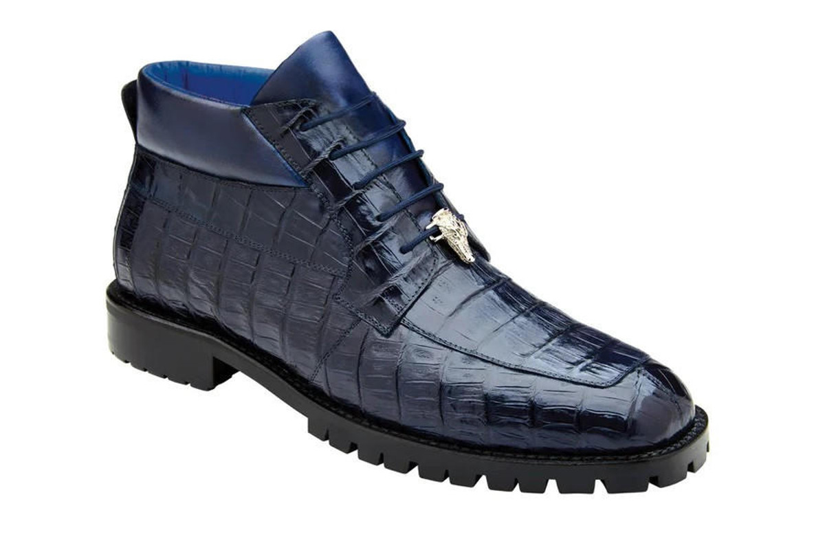 Blue deals gator boots