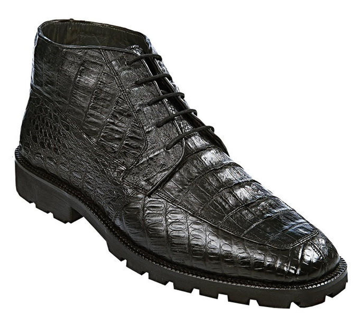 Casual Alligator Leather Chukka Sneaker Boot for Men