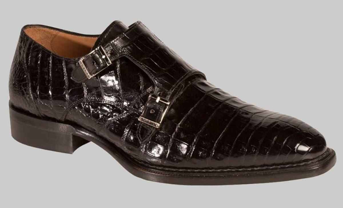 mezlan double monk strap shoes