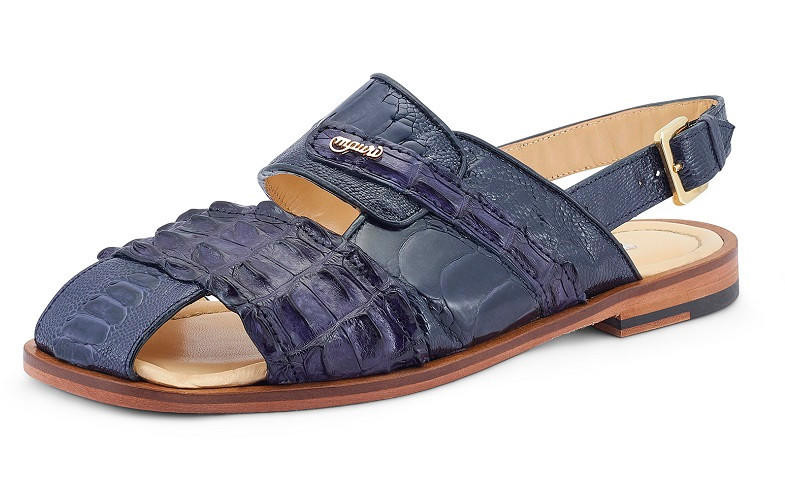 Sandals Mauri Shoes Near Me Mauri Men's Blue Ostrich Hornback