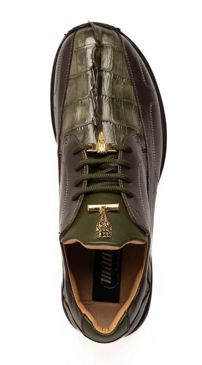 garoro Mauri Sneakers Red Gator High-tops Golden Boy 6129/1