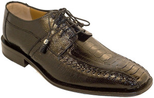 Mens Black Ostrich Shoes by Ferrini 204/528 Mens Black Ostrich Shoes by Ferrini 204/528