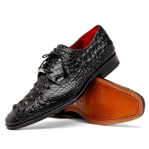 Marco Di Milano Mens Nile Crocodile Derby Shoes Black Nilo Marco Di Milano Mens Nile Crocodile Derby Shoes Black Nilo