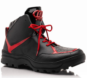 Mauri Mens Hiker Boots Black Crocodile Polar 8439 Mauri Mens Hiker Boots Black Crocodile Polar 8439