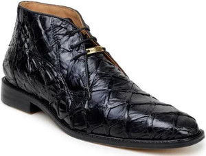 Belvedere Mens Black Pirarucu Ankle Dress Boots Ciro Belvedere Mens Black Pirarucu Ankle Dress Boots Ciro