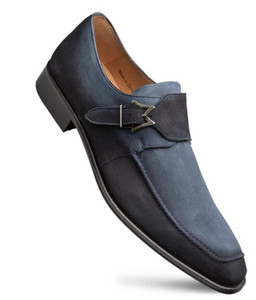Mezlan Mens Suede Moc Toe Monk Strap Royal Diesel Mezlan Mens Suede Moc Toe Monk Strap Royal Diesel