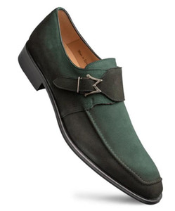 Mezlan Mens Suede Moc Toe Monk Strap Green Diesel Mezlan Mens Suede Moc Toe Monk Strap Green Diesel